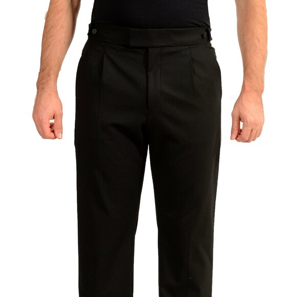 Hugo Boss Men's "Karl-Teagan253E1X" Wool Tuxedo Dress Pants US 32R IT 48 - Picture 1 of 5